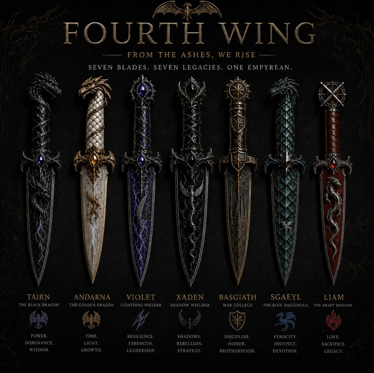 Fourth Wing – The Complete Fantasy Collector’s Dagger Set